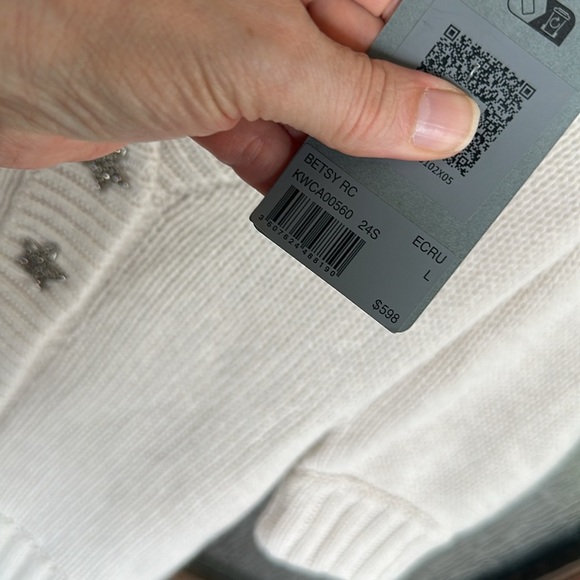 Zadig & Voltaire Betsy Cardigan Sweater Jacket Jumper Size L $598 NEW - Picture 8 of 14